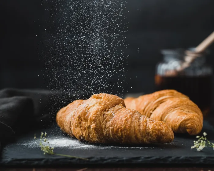 Croissants pur beurre tout juste sortis du four